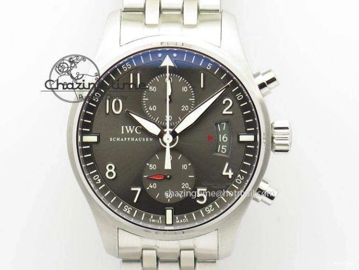 MIROTIME 0201 Aquatimer Chrono IW376803 V6F 1:1 Best Edition Blue Dial On Rubber Strap A WellDesigned 7282